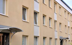 Tallbohov, Järfälla Fasadrenovering, fönster- och takbyte samt balkongrenovering. SEHED Tresson 2021