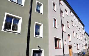 Brf Lyckohjulet 5, Hägersten Total utvändig renovering. Tak, fasader, balkonger och fönster. SEHED Tresson 2019-2020